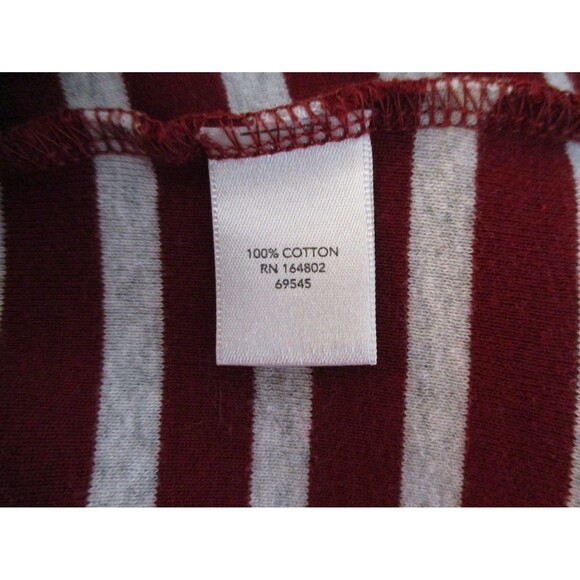 Christopher & Banks Women's Top Size PL Long Sleeve Multicolored Striped - Picture 4 of 5